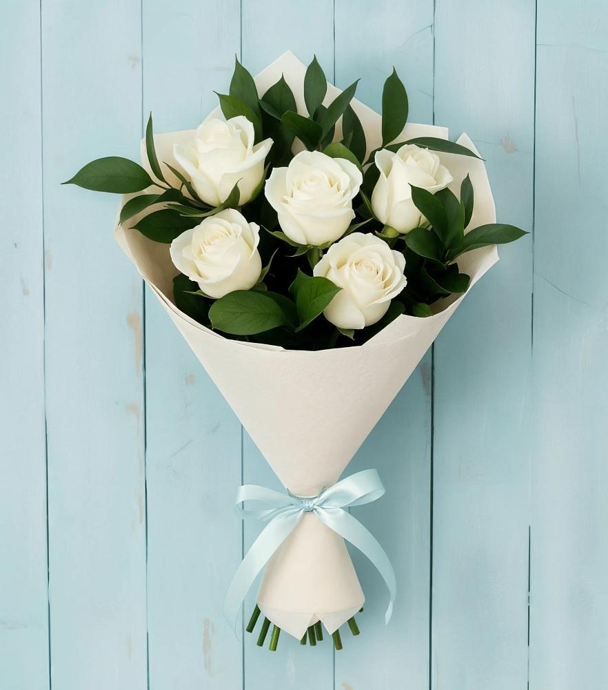 Букет цветов из: Розы в Елизаветинской Ростовской области