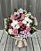 Букет цветов из: Альстромерии, Гвоздики, Розы и Хризантемы в Елизаветинской Ростовской области
