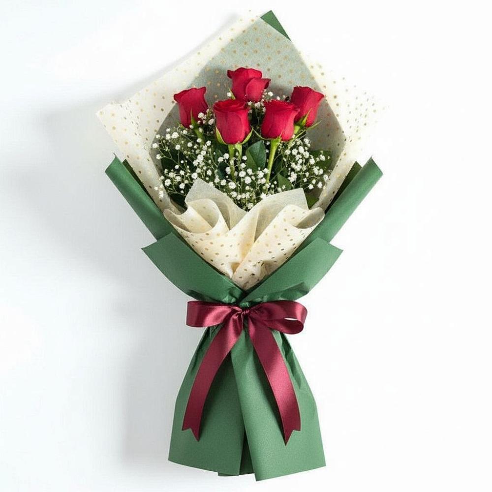 Букет цветов из: Розы в Елизаветинской Ростовской области