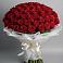 Букет 101 Красная роза Блэк Мэджик в Елизаветинской Ростовской области