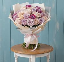 Букет цветов из:  Розы в Елизаветинской Ростовской области