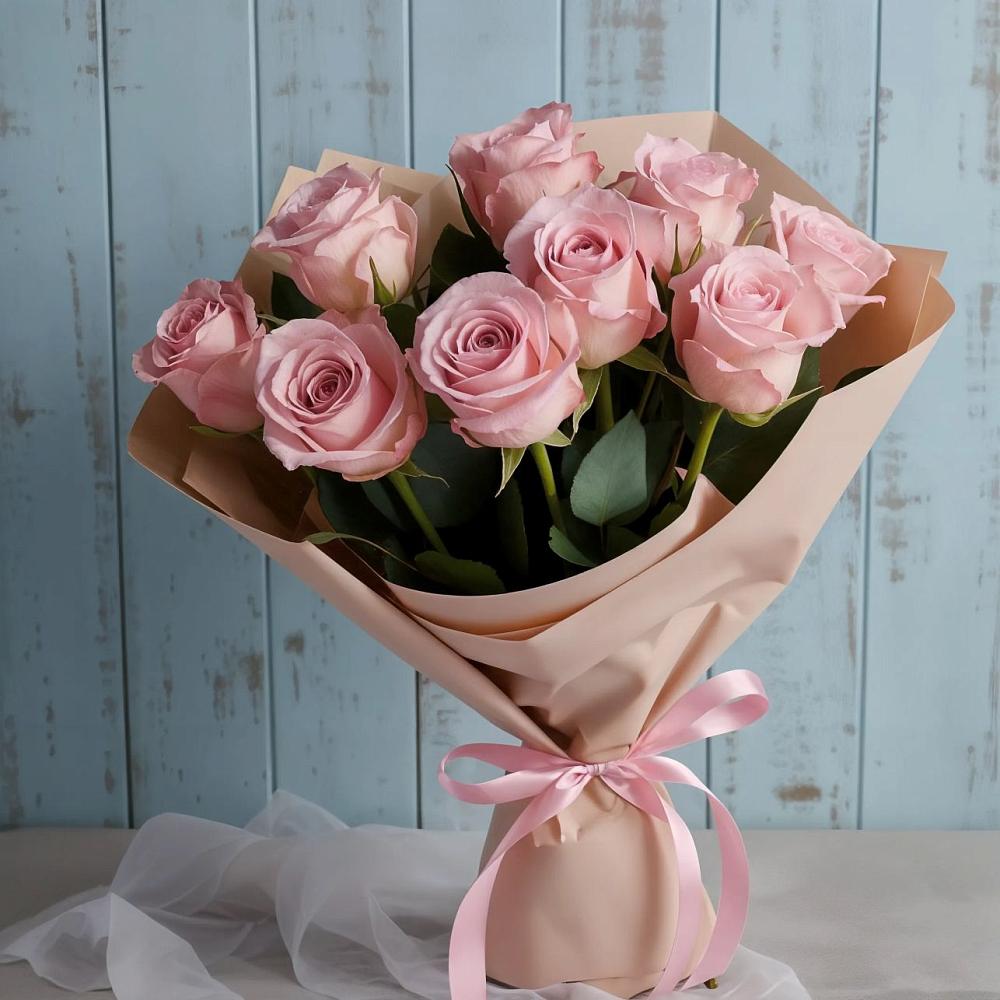 Букет цветов из: Розы в Елизаветинской Ростовской области