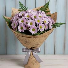 Букет цветов из:  Хризантемы в Елизаветинской Ростовской области