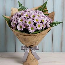 Букет цветов из:  Хризантемы в Елизаветинской Ростовской области