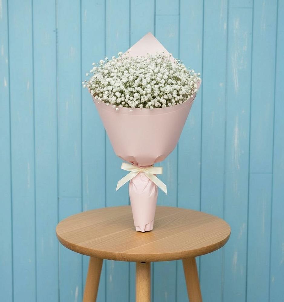 Букет цветов из: Гипсофила в Елизаветинской Ростовской области