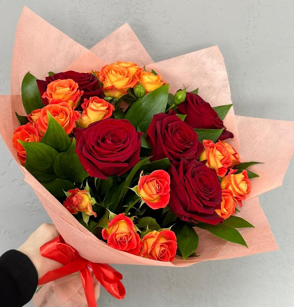 Букет Любовь и восторг в Елизаветинской Ростовской области