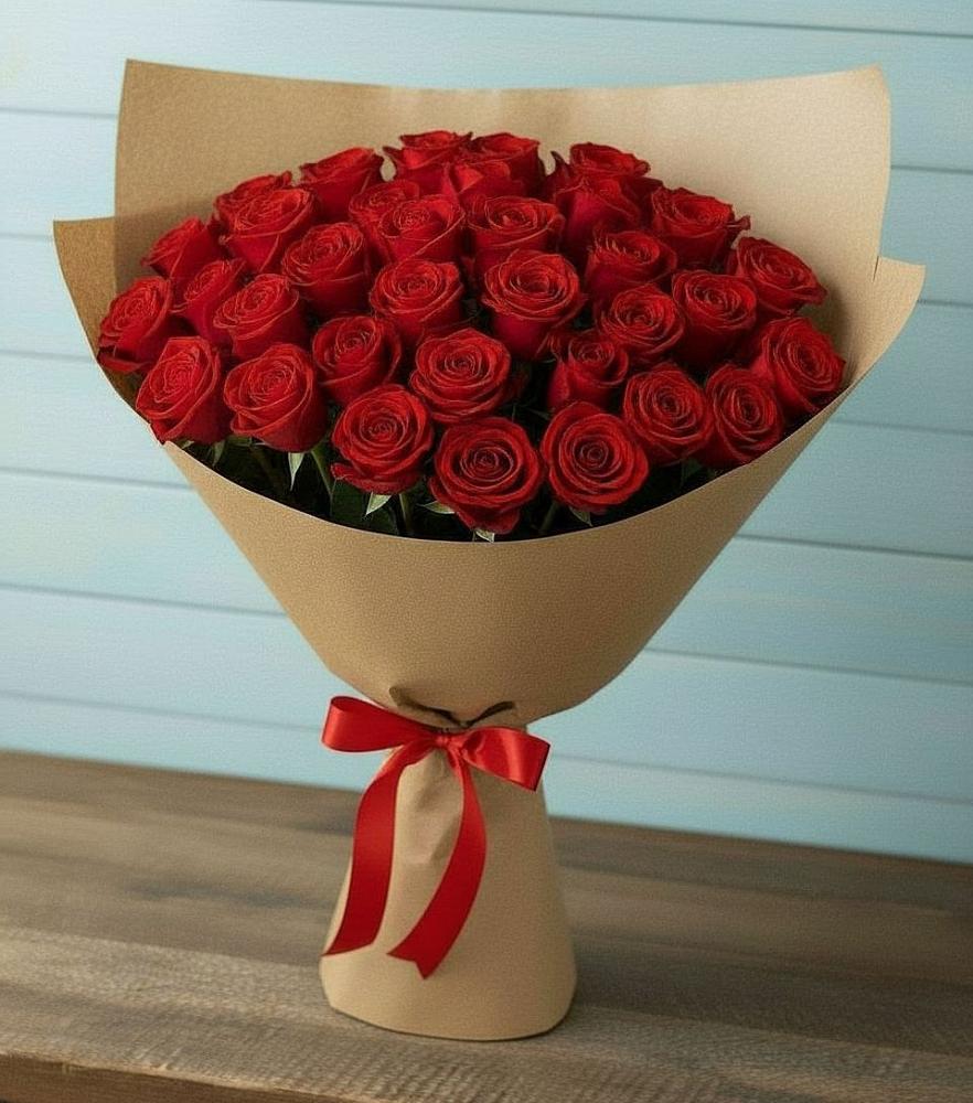Букет Красные розы Милано в Елизаветинской Ростовской области