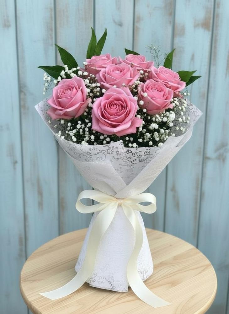 Букет цветов из: Розы в Елизаветинской Ростовской области