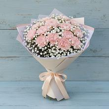 Букет цветов из:  Гвоздики в Елизаветинской Ростовской области