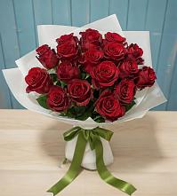 Букет Красные розы в Елизаветинской Ростовской области