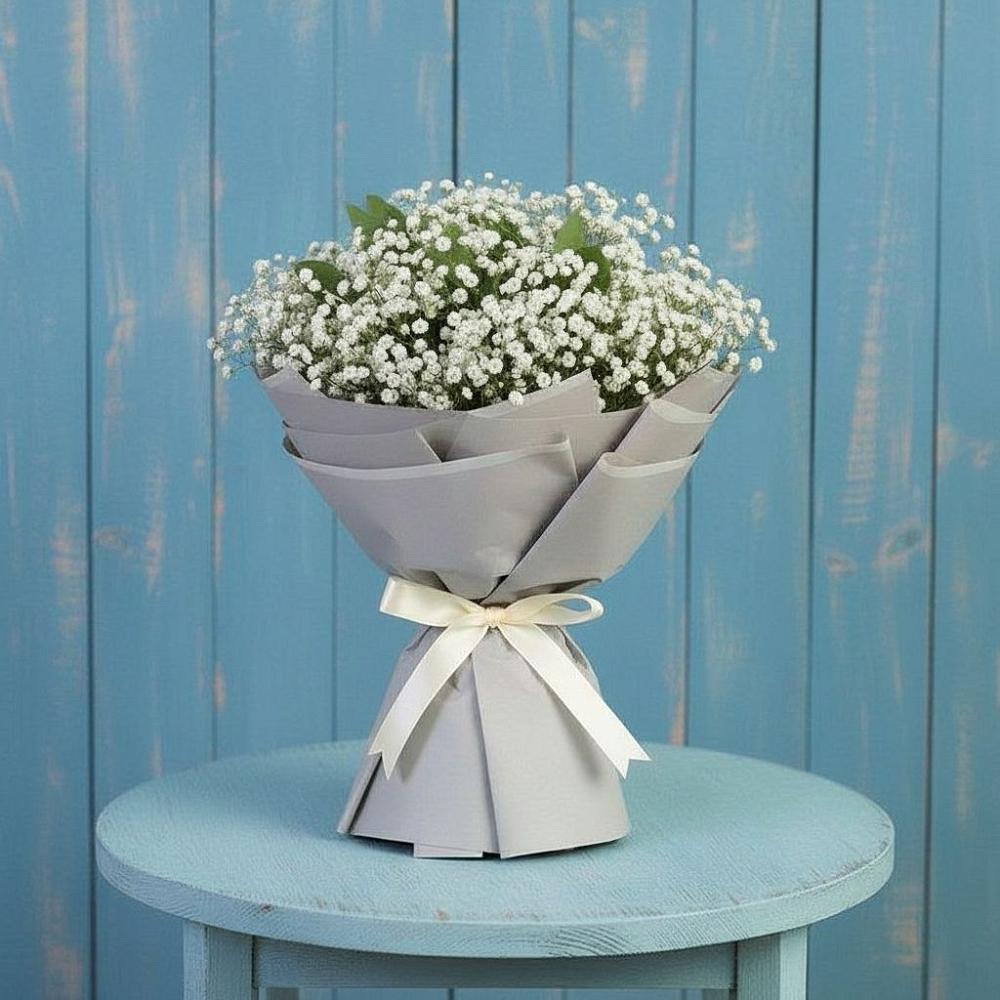 Букет цветов из: Гипсофила в Елизаветинской Ростовской области