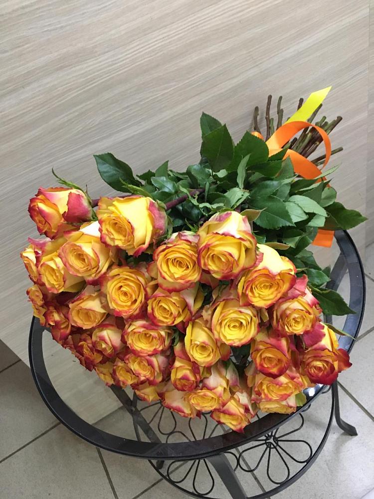 Букет Желтые розы в Елизаветинской Ростовской области