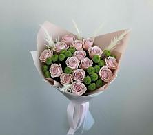 Букет цветов из:  Розы и Хризантемы в Елизаветинской Ростовской области