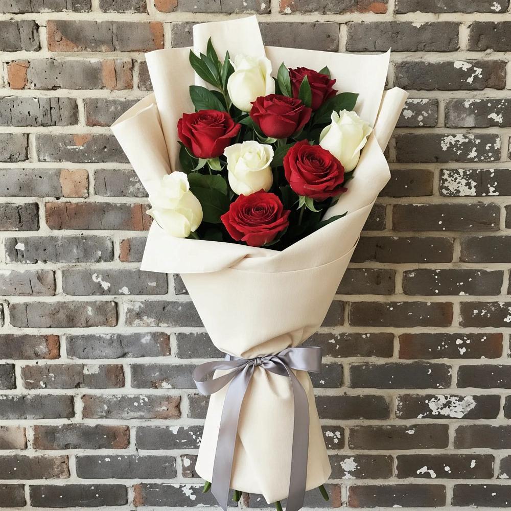 Букет цветов из: Розы в Елизаветинской Ростовской области