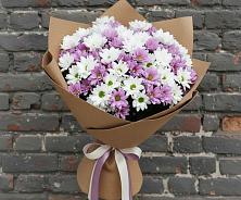 Букет цветов из:  Хризантемы в Елизаветинской Ростовской области