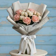 Букет цветов из:  Розы в Елизаветинской Ростовской области