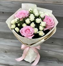 Букет цветов из:  Розы #REPLACE_PRED# Елизаветинской Ростовской области