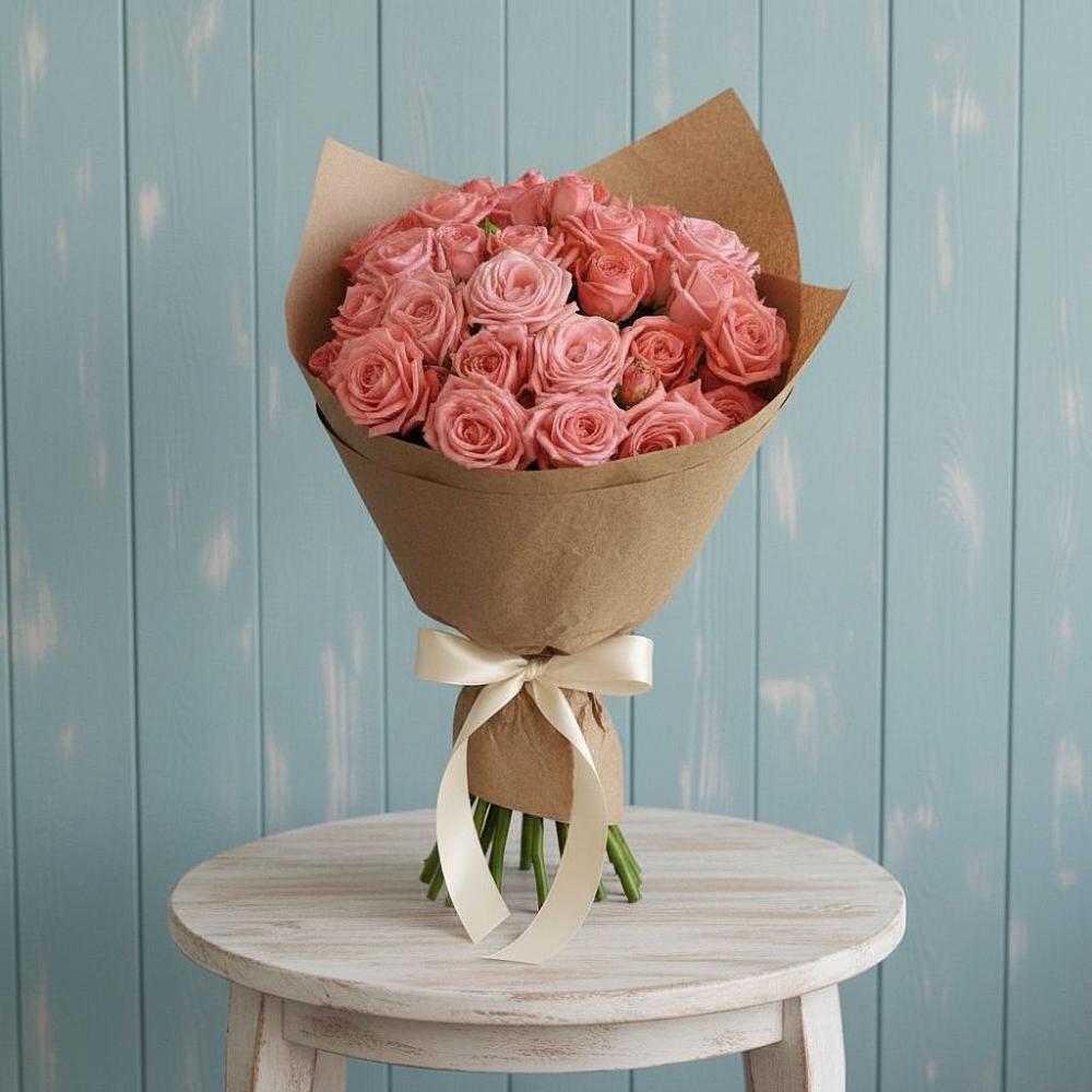 Букет цветов из: Розы в Елизаветинской Ростовской области