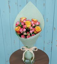 Букет цветов из:  Розы #REPLACE_PRED# Елизаветинской Ростовской области