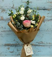 Букет цветов из:  Розы и Лизиантусы #REPLACE_PRED# Елизаветинской Ростовской области