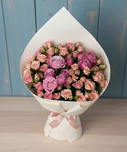 Букет цветов из:  Розы #REPLACE_PRED# Елизаветинской Ростовской области